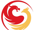 Logo Longfeng: dragón y fénix